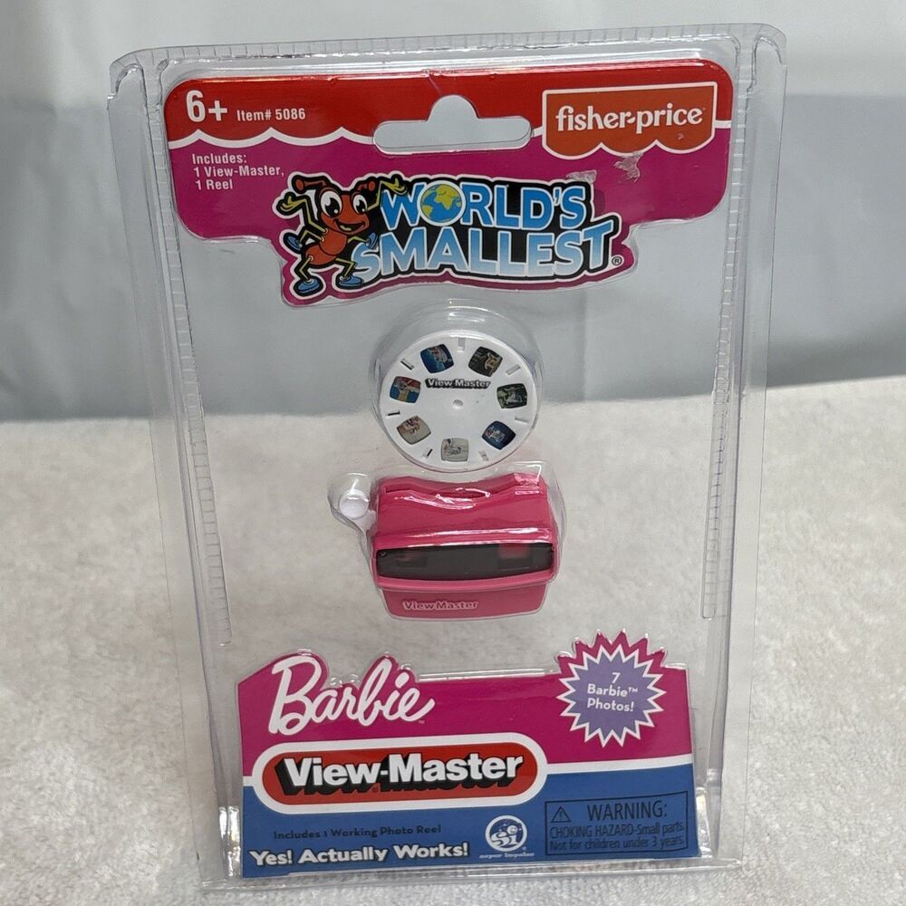 Worlds Smallest Barbie View-Master Mini Working Toy Super Impulse 5086 New - Picture 2 of 11